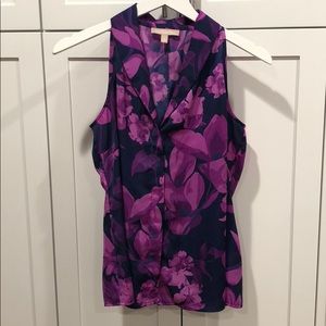 Banana Republic sleeveless button up blouse